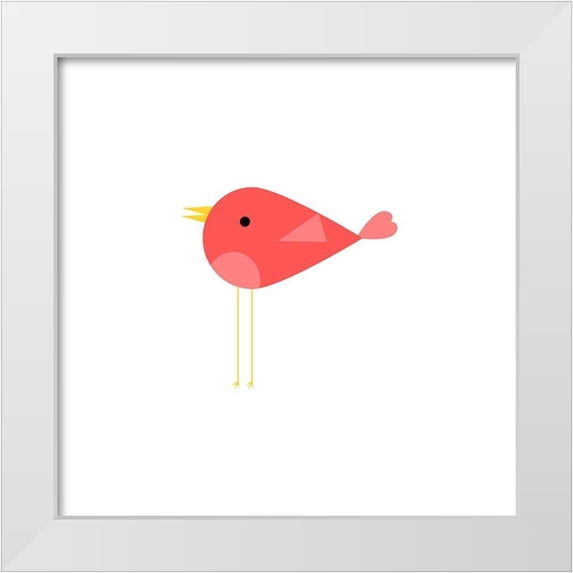 Phillip, Jamie 12x12 White Modern Wood Framed Museum Art Print Titled - Love Bird