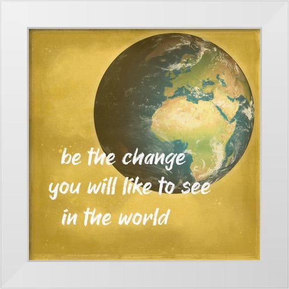 Phillip, Jamie 12x12 White Modern Wood Framed Museum Art Print Titled - The World 3