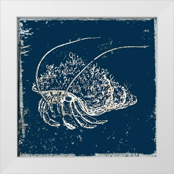 Phillip, Jamie 12x12 White Modern Wood Framed Museum Art Print Titled - Whay So Crabby 5