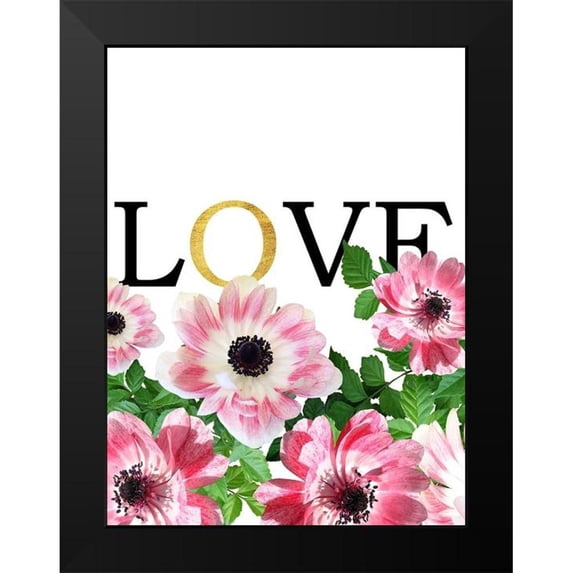 Phillip, Jamie 12x14 Black Modern Framed Museum Art Print Titled - Pink Love