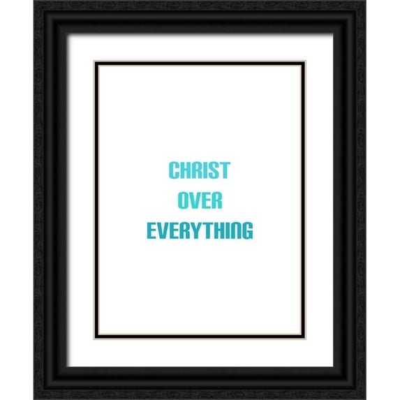 Phillip, Jamie 12x14 Black Ornate Wood Framed with Double Matting Museum Art Print Titled - Christ