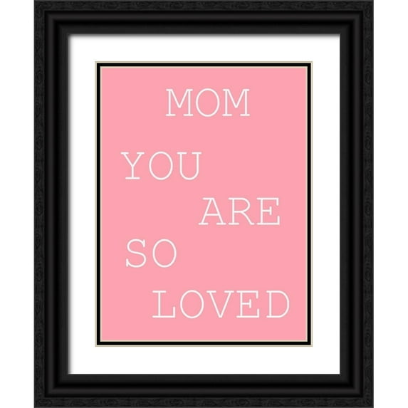 Phillip, Jamie 12x14 Black Ornate Wood Framed with Double Matting Museum Art Print Titled - MY Mom 2