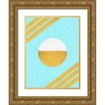 thumbnail image 1 of Phillip, Jamie 12x14 Gold Ornate Wood Framed with Double Matting Museum Art Print Titled - Abstract Geo 3, 1 of 4