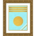 thumbnail image 1 of Phillip, Jamie 12x14 Gold Ornate Wood Framed with Double Matting Museum Art Print Titled - Abstract Geo, 1 of 4