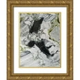 thumbnail image 1 of Phillip, Jamie 12x14 Gold Ornate Wood Framed with Double Matting Museum Art Print Titled - Marbled Abstract 1, 1 of 4
