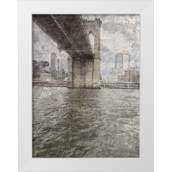 Phillip, Jamie 12x14 White Modern Wood Framed Museum Art Print Titled - BKLN BRDG