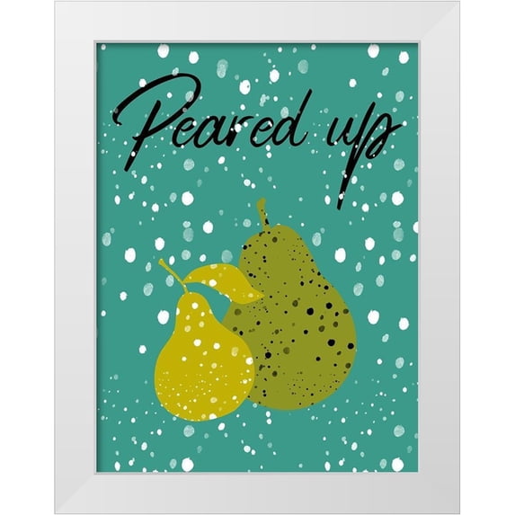 Phillip, Jamie 12x14 White Modern Wood Framed Museum Art Print Titled - Fruits 1