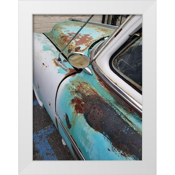 Phillip, Jamie 12x14 White Modern Wood Framed Museum Art Print Titled - Race Track 2