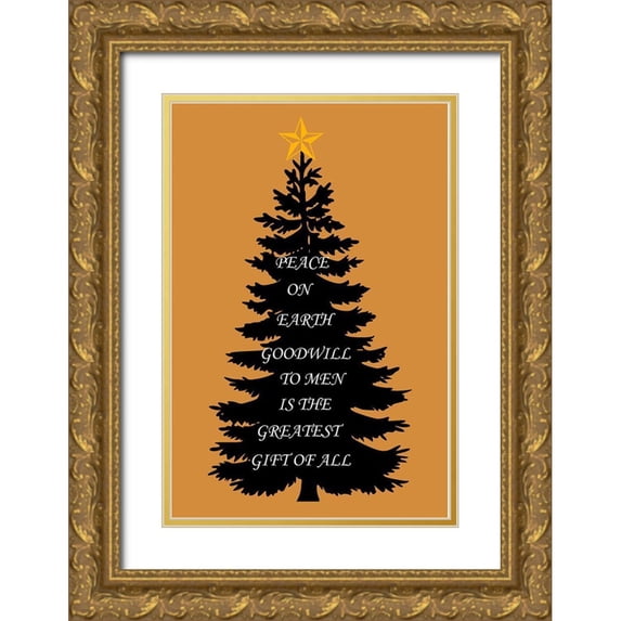 Phillip, Jamie 13x18 Gold Ornate Wood Framed with Double Matting Museum Art Print Titled - Greatest Gift
