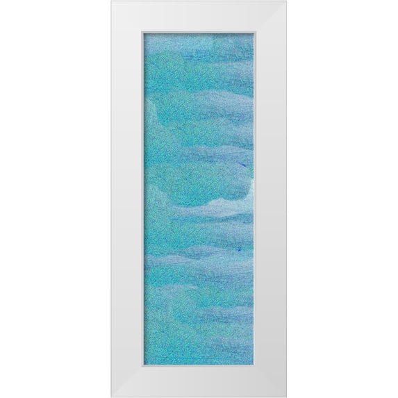 Phillip, Jamie 13x32 White Modern Wood Framed Museum Art Print Titled - Oceans 1