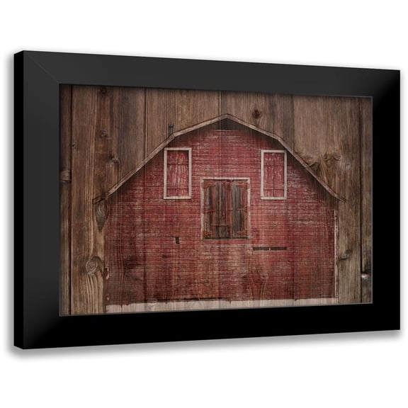 Phillip, Jamie 14x12 Black Modern Framed Museum Art Print Titled - Back At The Barn Yard