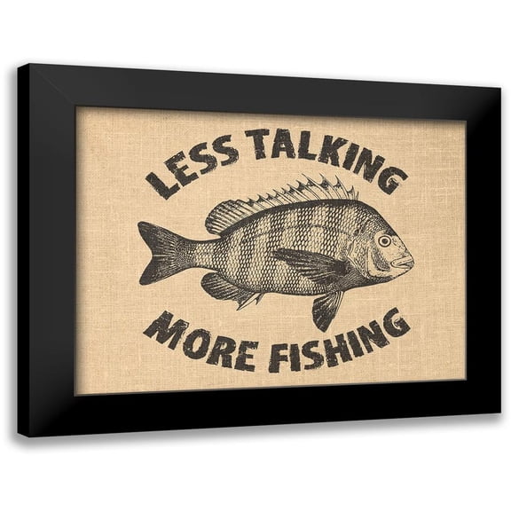 Phillip, Jamie 14x12 Black Modern Framed Museum Art Print Titled - Fishing