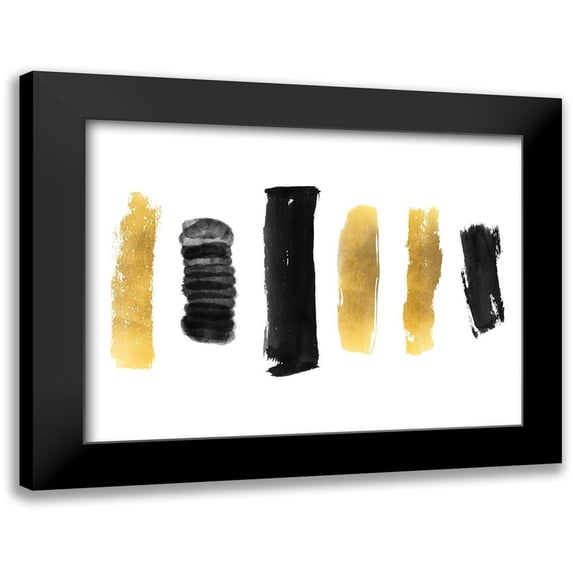 Phillip, Jamie 14x12 Black Modern Framed Museum Art Print Titled - Spoken Brushes 2