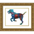 thumbnail image 1 of Phillip, Jamie 14x12 Gold Ornate Wood Framed with Double Matting Museum Art Print Titled - Good Dog 1, 1 of 4