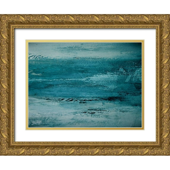 Phillip, Jamie 14x12 Gold Ornate Wood Framed with Double Matting Museum Art Print Titled - Oceans Deep