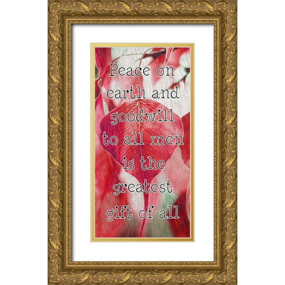 Phillip, Jamie 14x24 Gold Ornate Wood Framed with Double Matting Museum Art Print Titled - Christmas Gift