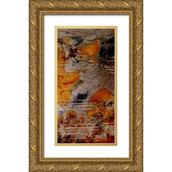 Phillip, Jamie 14x24 Gold Ornate Wood Framed with Double Matting Museum Art Print Titled - Mantle Abstract