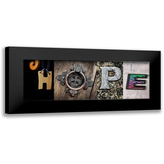 Phillip, Jamie 14x7 Black Modern Framed Museum Art Print Titled - Hope