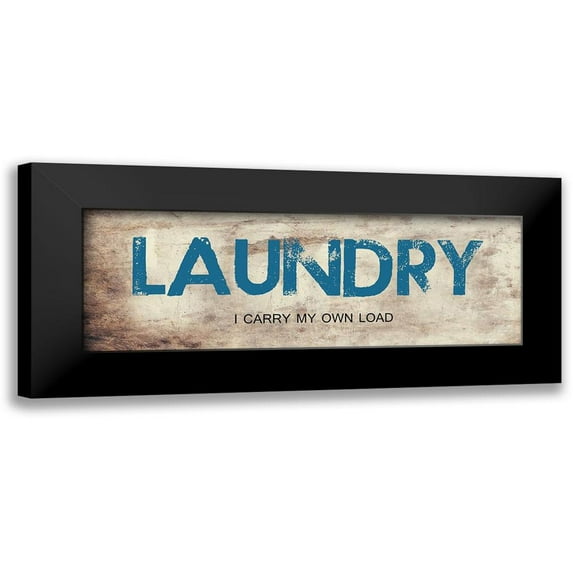 Phillip, Jamie 14x7 Black Modern Framed Museum Art Print Titled - Laundry Load