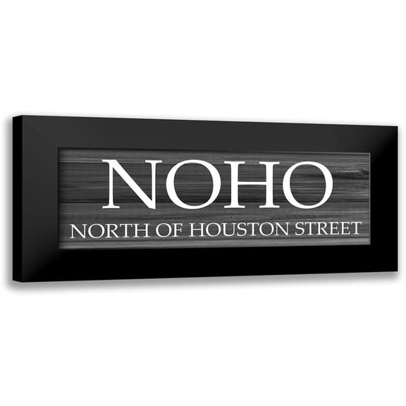 Phillip, Jamie 14x7 Black Modern Framed Museum Art Print Titled - NOHO