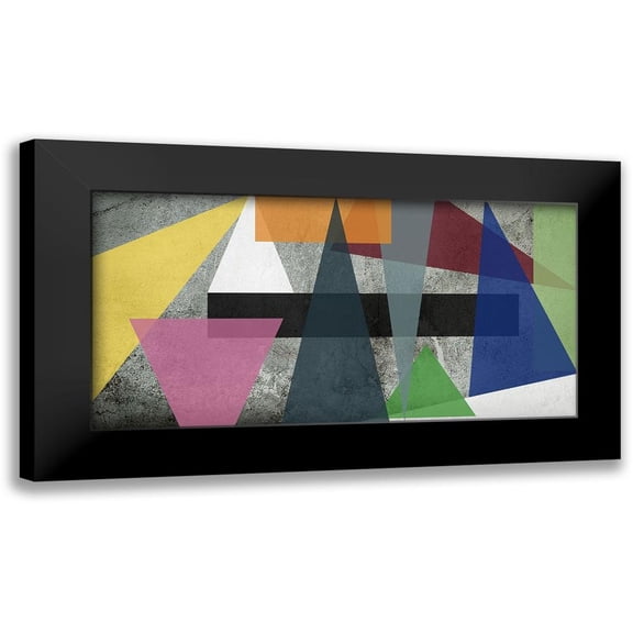 Phillip, Jamie 14x9 Black Modern Framed Museum Art Print Titled - Triangles