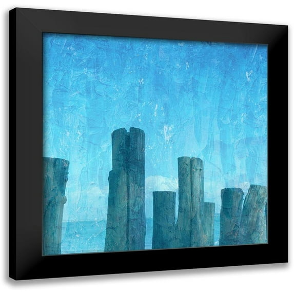 Phillip, Jamie 15x15 Black Modern Framed Museum Art Print Titled - Beach Day