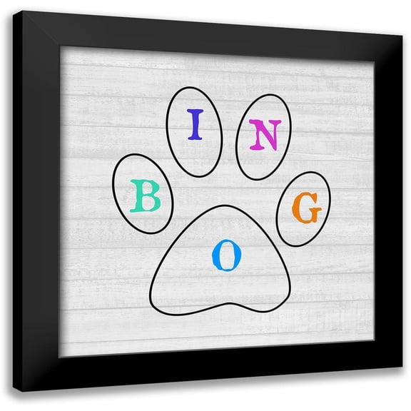 Phillip, Jamie 15x15 Black Modern Framed Museum Art Print Titled - Bingo