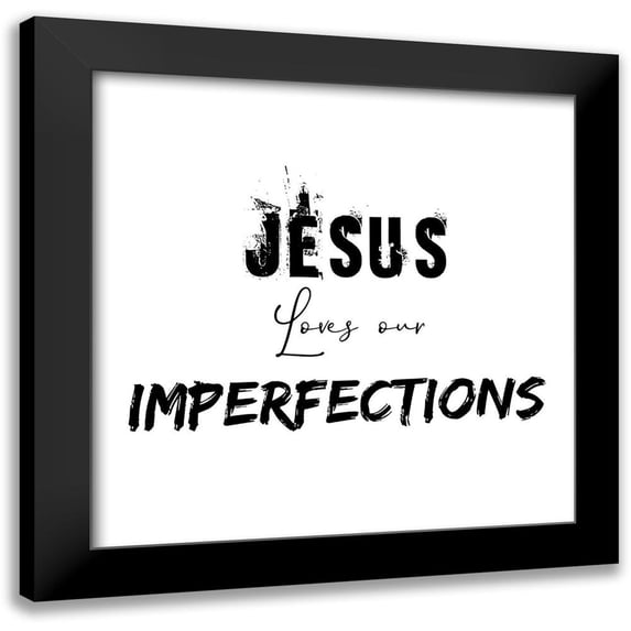 Phillip, Jamie 15x15 Black Modern Framed Museum Art Print Titled - Imperfections