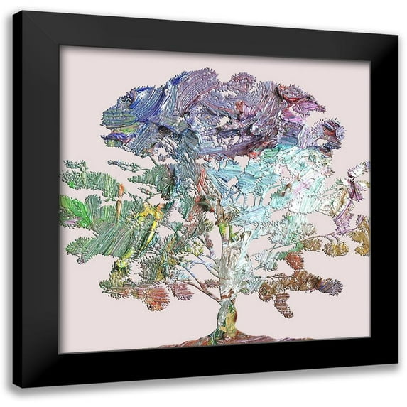 Phillip, Jamie 15x15 Black Modern Framed Museum Art Print Titled - Painted Tree