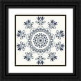 thumbnail image 1 of Phillip, Jamie 15x15 Black Ornate Wood Framed with Double Matting Museum Art Print Titled - Mandala 1, 1 of 4