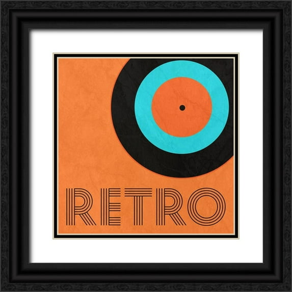 Phillip, Jamie 15x15 Black Ornate Wood Framed with Double Matting Museum Art Print Titled - Retro