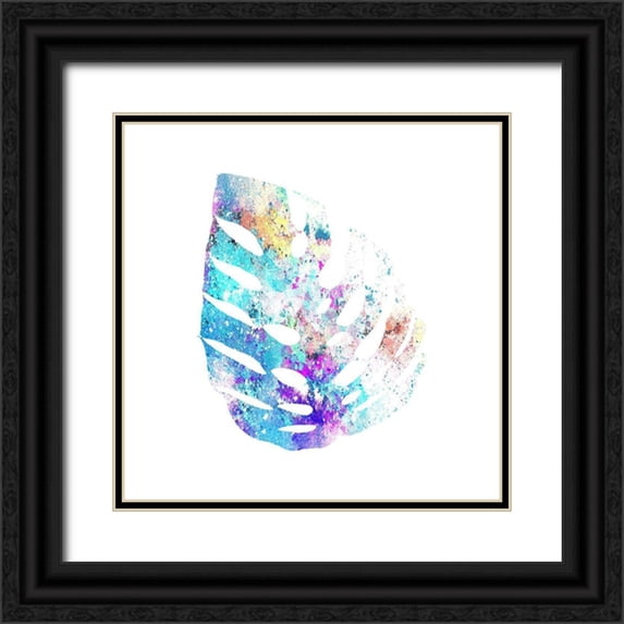 Phillip, Jamie 15x15 Black Ornate Wood Framed with Double Matting Museum Art Print Titled - Wild Tropics 2