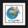 thumbnail image 1 of Phillip, Jamie 15x15 Black Ornate Wood Framed with Double Matting Museum Art Print Titled - World 1, 1 of 4