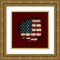 thumbnail image 1 of Phillip, Jamie 15x15 Gold Ornate Wood Framed with Double Matting Museum Art Print Titled - Fist Bump America, 1 of 4