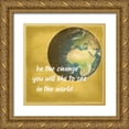 thumbnail image 1 of Phillip, Jamie 15x15 Gold Ornate Wood Framed with Double Matting Museum Art Print Titled - The World 3, 1 of 4