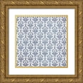 thumbnail image 1 of Phillip, Jamie 15x15 Gold Ornate Wood Framed with Double Matting Museum Art Print Titled - Victorian Indigo, 1 of 4