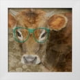 thumbnail image 1 of Phillip, Jamie 15x15 White Modern Wood Framed Museum Art Print Titled - Styley Cow, 1 of 4