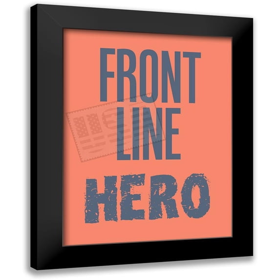 Phillip, Jamie 15x18 Black Modern Framed Museum Art Print Titled - Front Line