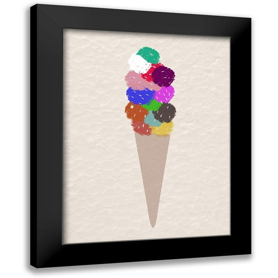 Phillip, Jamie 15x18 Black Modern Framed Museum Art Print Titled - Ice Cream 2