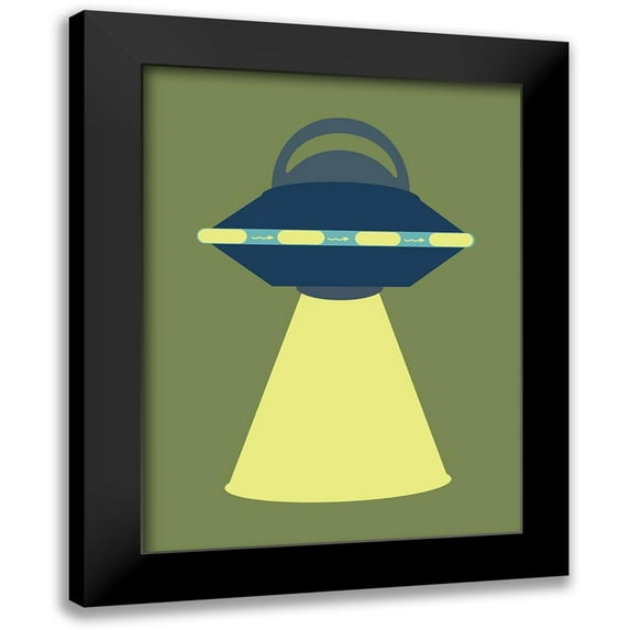 Phillip, Jamie 15x18 Black Modern Framed Museum Art Print Titled - Space Friends 2