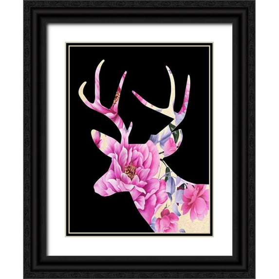 Phillip, Jamie 15x18 Black Ornate Wood Framed with Double Matting Museum Art Print Titled - Flowers For My Dear