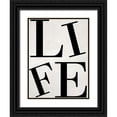thumbnail image 1 of Phillip, Jamie 15x18 Black Ornate Wood Framed with Double Matting Museum Art Print Titled - Life, 1 of 4