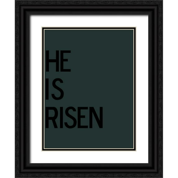 Phillip, Jamie 15x18 Black Ornate Wood Framed with Double Matting Museum Art Print Titled - Risen