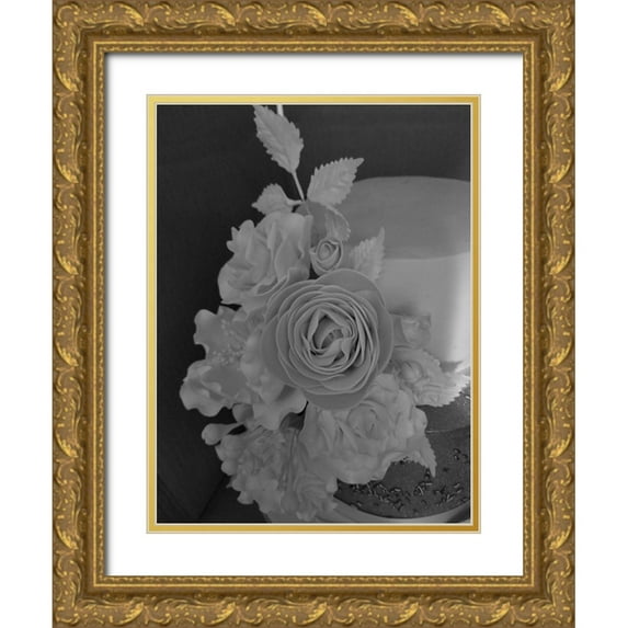 Phillip, Jamie 15x18 Gold Ornate Wood Framed with Double Matting Museum Art Print Titled - Flower