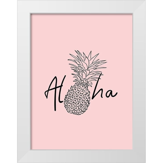 Phillip, Jamie 15x18 White Modern Wood Framed Museum Art Print Titled - Aloha
