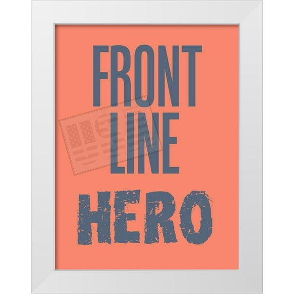 Phillip, Jamie 15x18 White Modern Wood Framed Museum Art Print Titled - Front Line