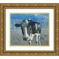 thumbnail image 1 of Phillip, Jamie 17x15 Gold Ornate Wood Framed with Double Matting Museum Art Print Titled - The Cow 2, 1 of 4