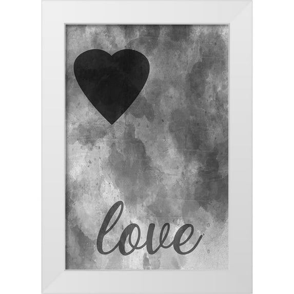 Phillip, Jamie 17x24 White Modern Wood Framed Museum Art Print Titled - Give Me Some Love 2