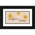 thumbnail image 1 of Phillip, Jamie 18x11 Black Ornate Wood Framed with Double Matting Museum Art Print Titled - Sunflower Kisses, 1 of 4