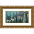 thumbnail image 1 of Phillip, Jamie 18x11 Gold Ornate Wood Framed with Double Matting Museum Art Print Titled - Brick Stone, 1 of 4